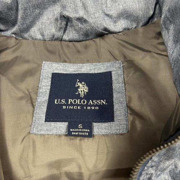 Polo Grey Puffer Vest - Picture 4 of 6